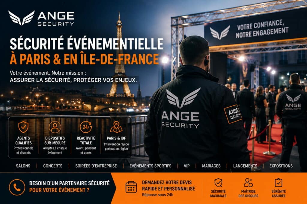 Société de sécurité évènementielle à Paris et en IDF