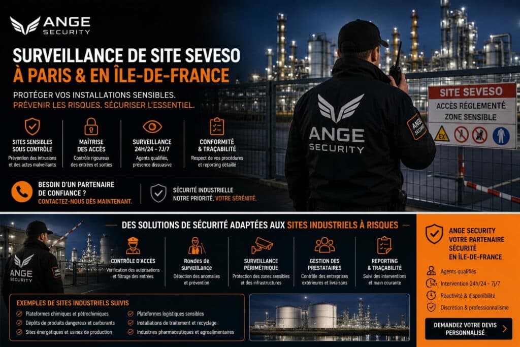 Surveillance de site SEVESO avec Ange Security