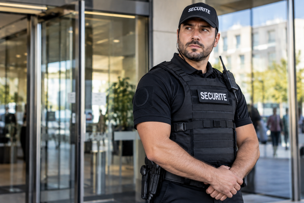 Agent de sécurité en mission à Saint-Nom-la-Bretèche