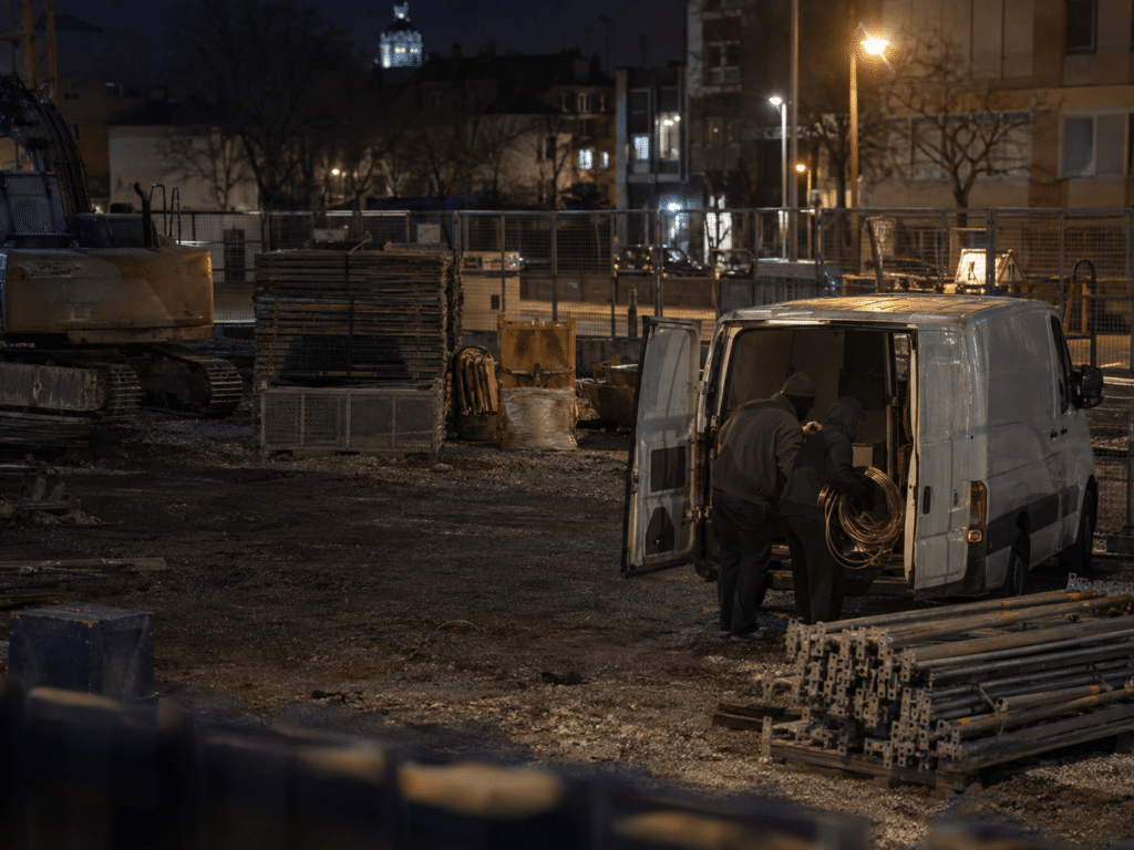 gardiennage de chantier nuit